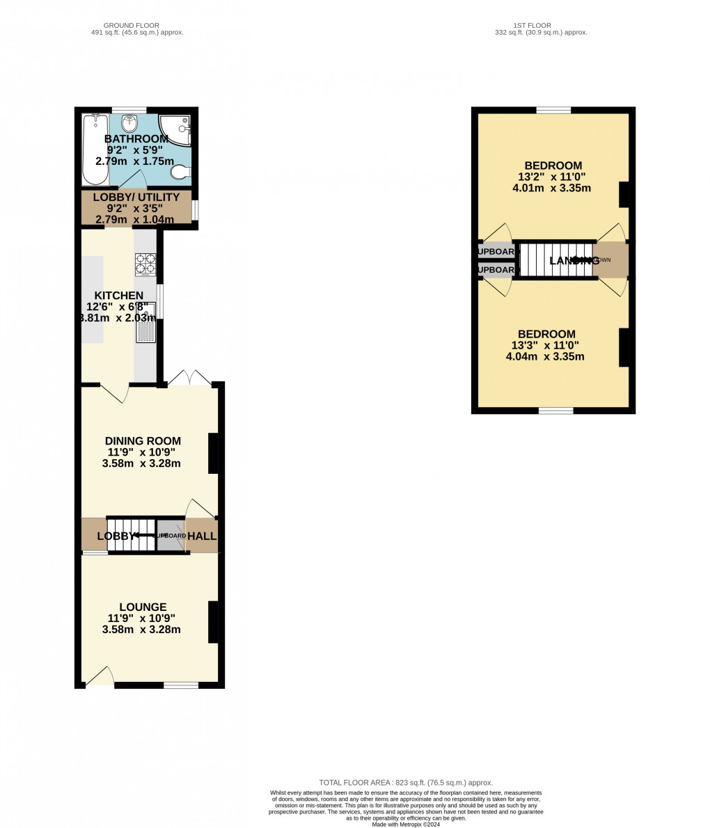 Floorplan for Luton