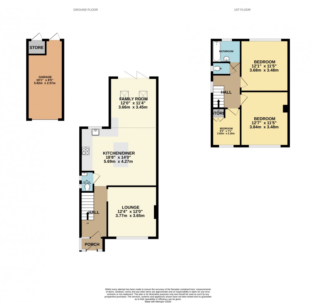 Floorplan for Luton, Bedfordshire