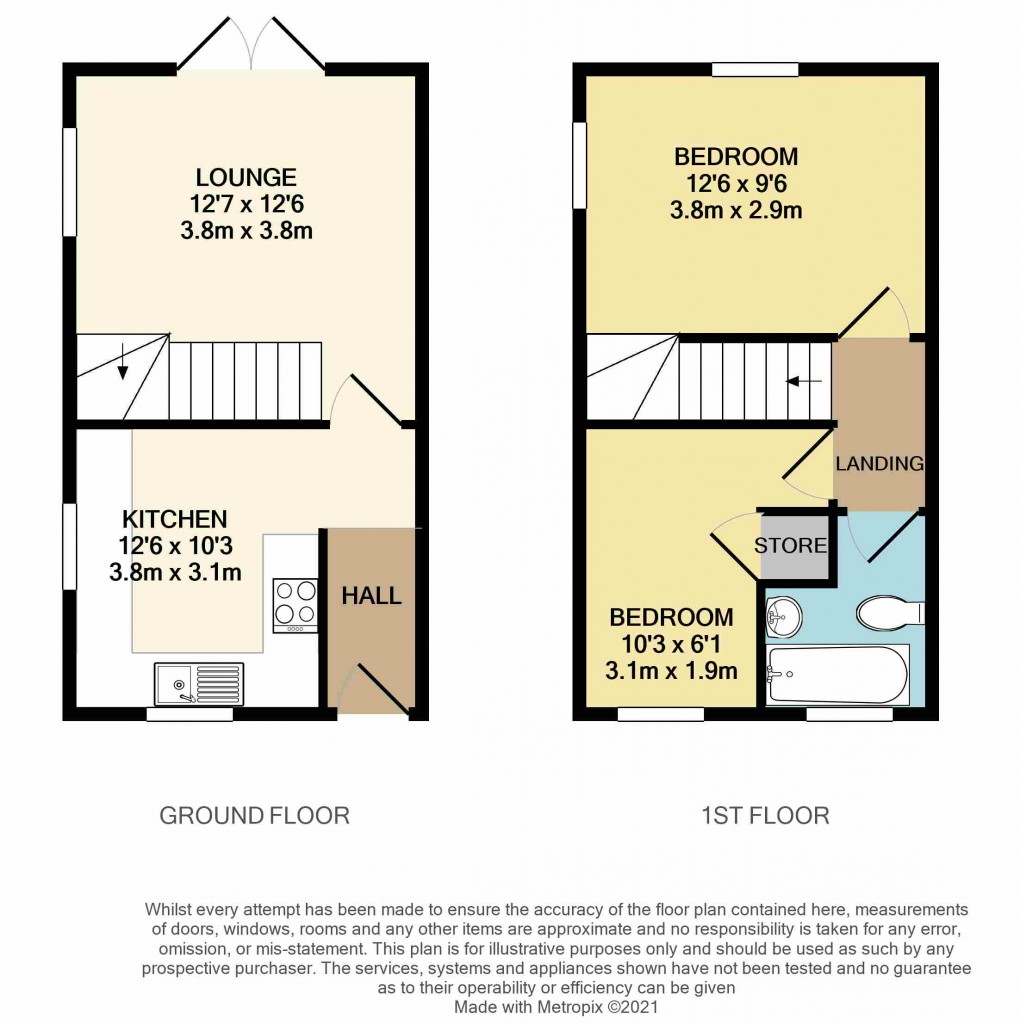 Floorplan for Luton