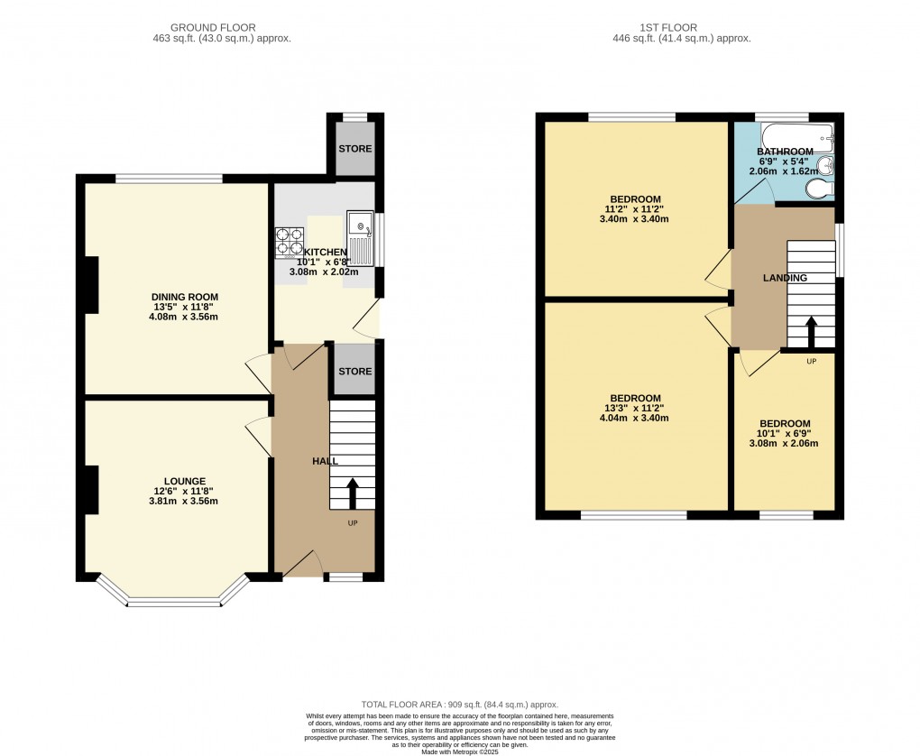 Floorplan for Luton, Bedfordshire