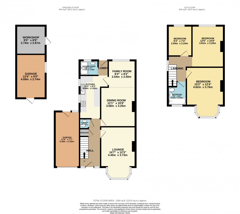 Floorplan for Luton, Bedfordshire