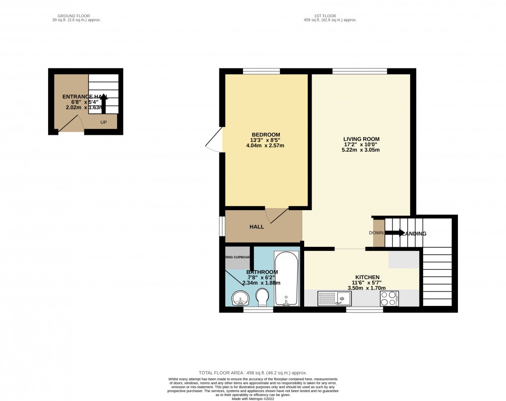 Floorplan for Luton, Bedfordshire