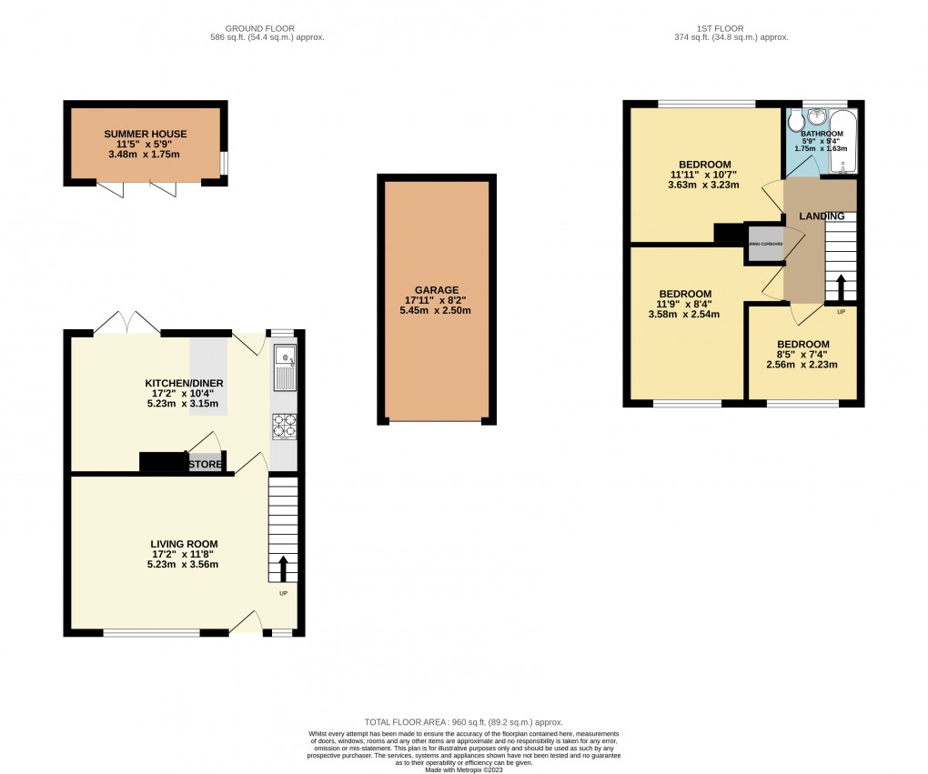 Floorplan for Luton, Bedfordshire