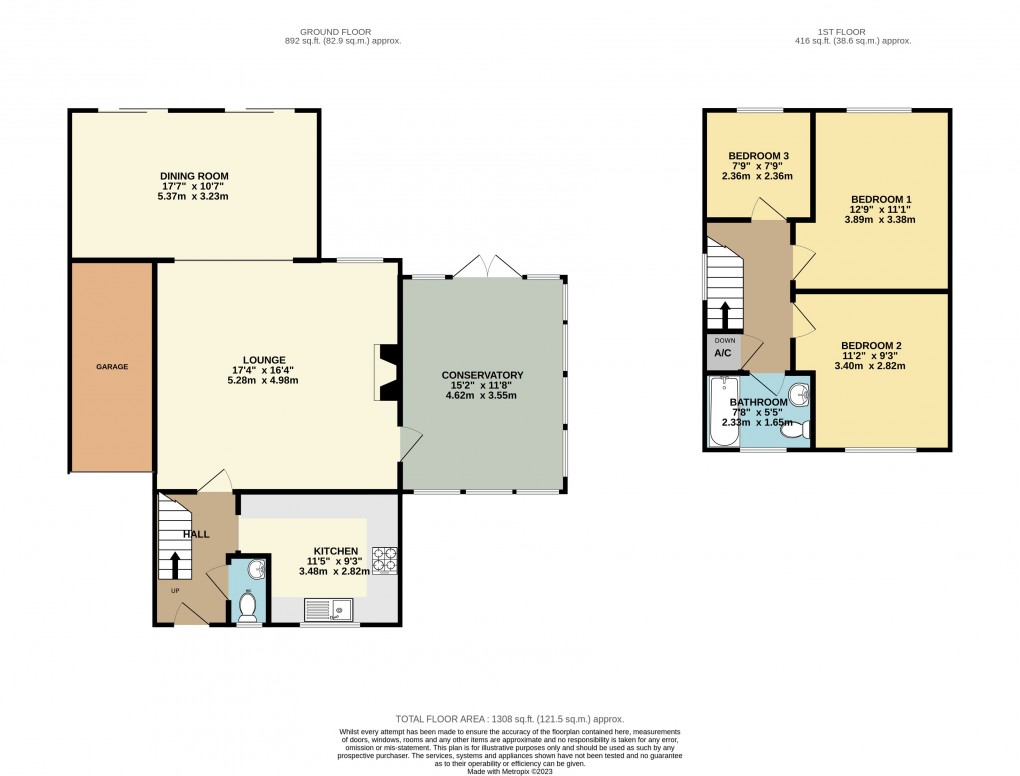 Floorplan for Luton, Bedfordshire