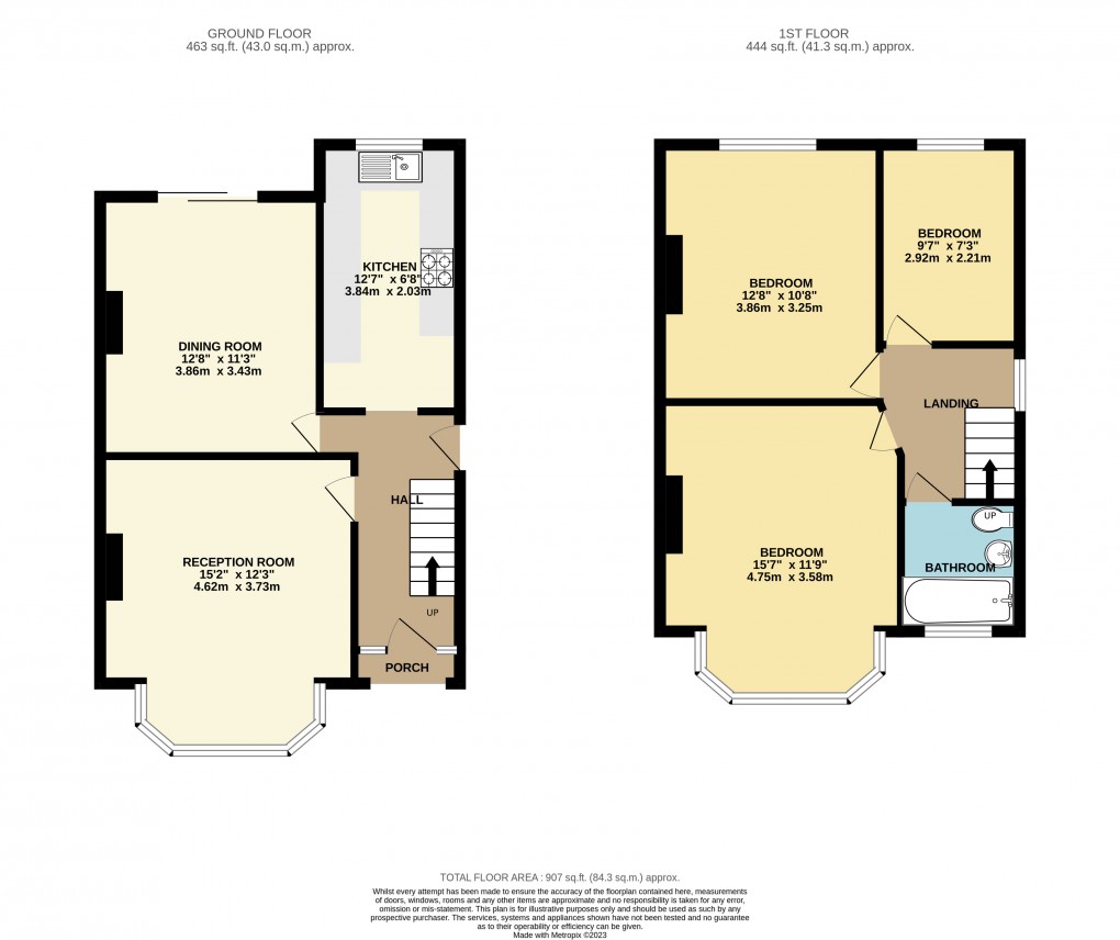 Floorplan for Luton, Bedfordshire