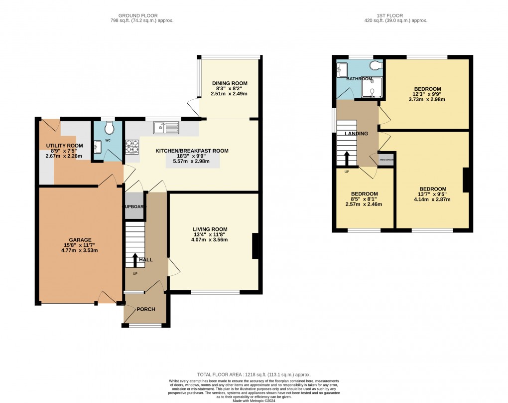 Floorplan for Luton, Bedfordshire