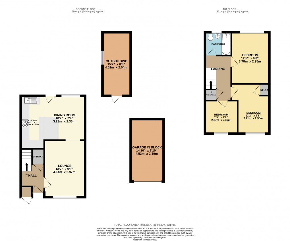 Floorplan for Luton, Bedfordshire