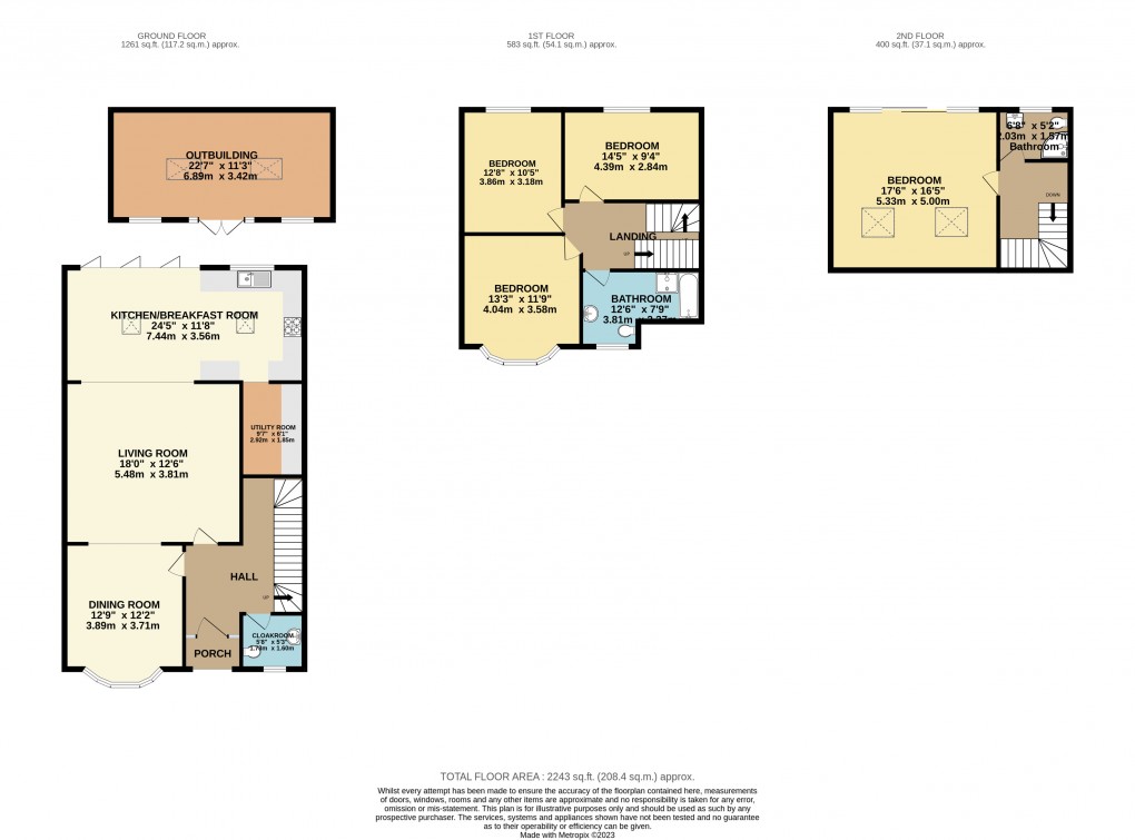 Floorplan for Luton, Bedfordshire