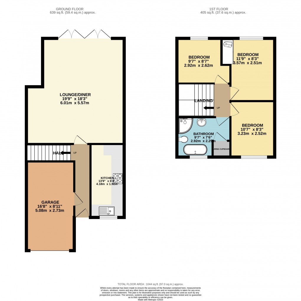 Floorplan for Luton, Bedfordshire