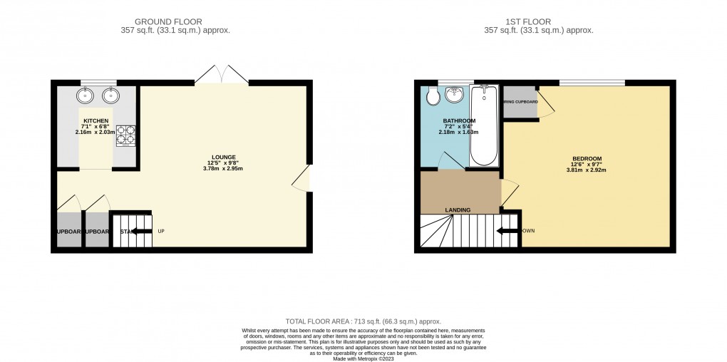 Floorplan for Luton, Bedfordshire