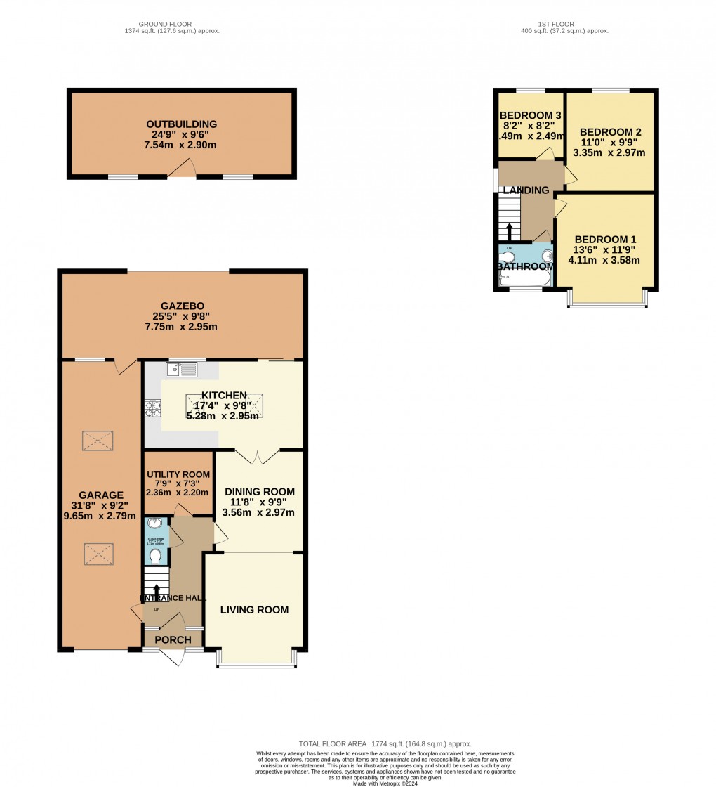 Floorplan for Luton, Bedfordshire