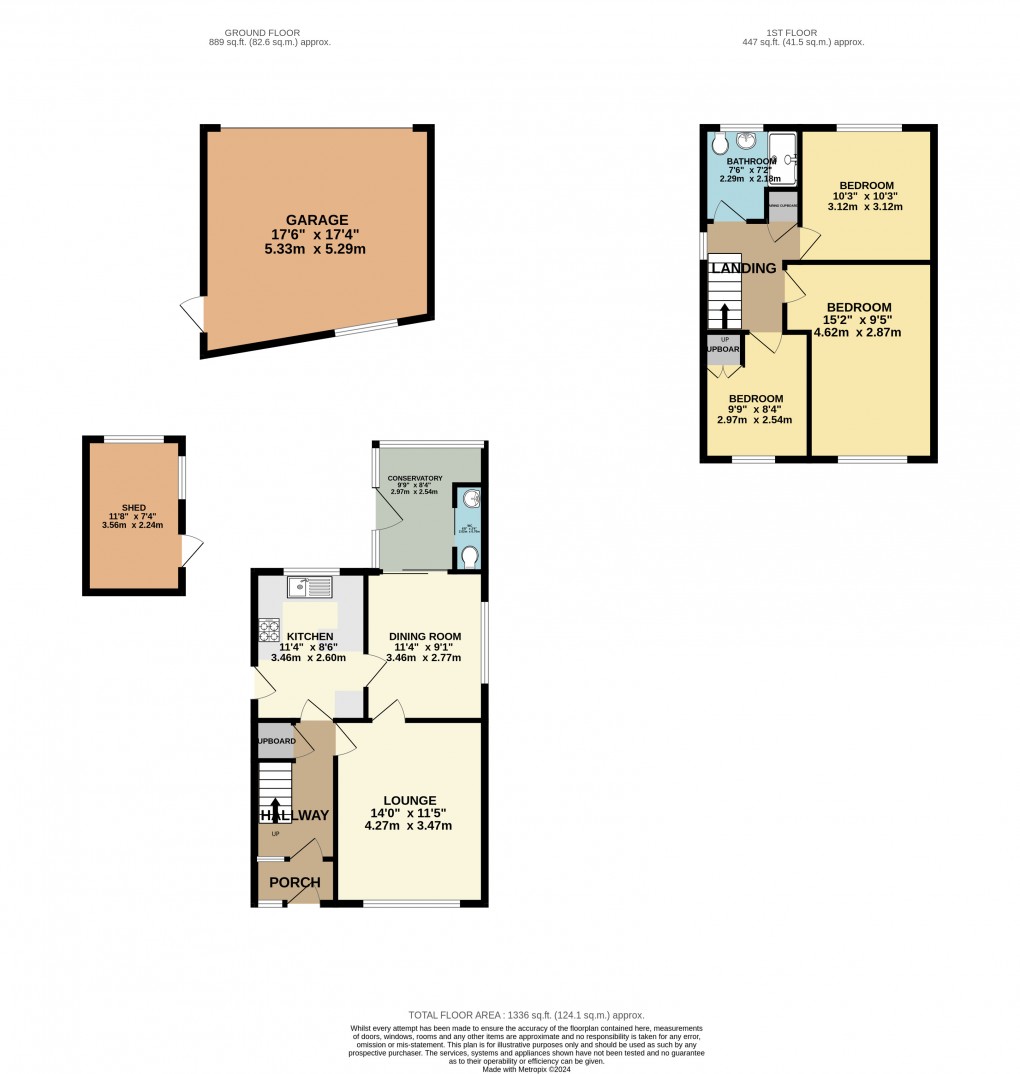 Floorplan for Luton, Bedfordshire