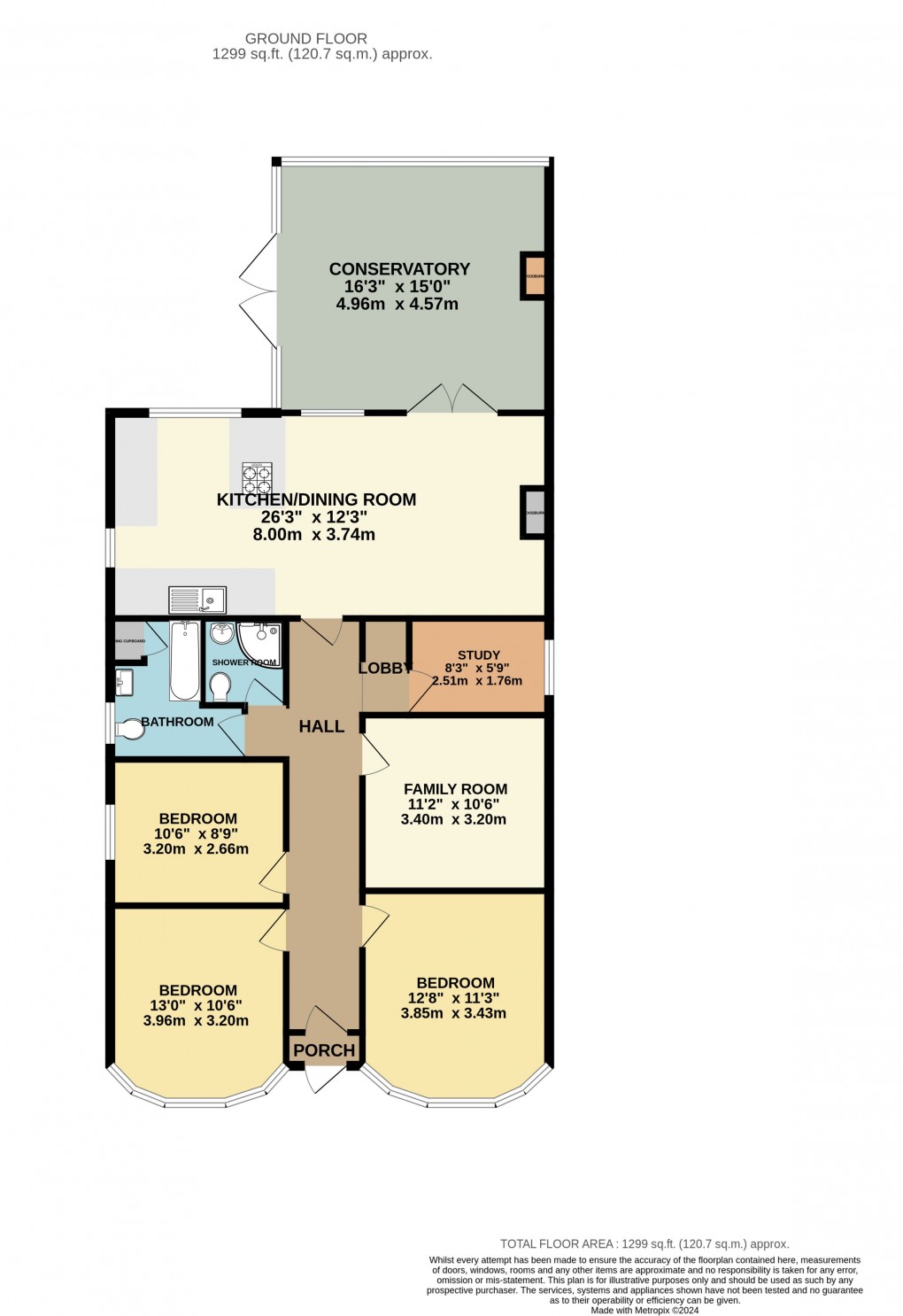 Floorplan for Luton, Bedfordshire