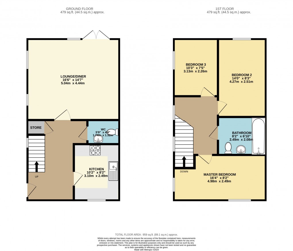 Floorplan for Luton, Bedfordshire