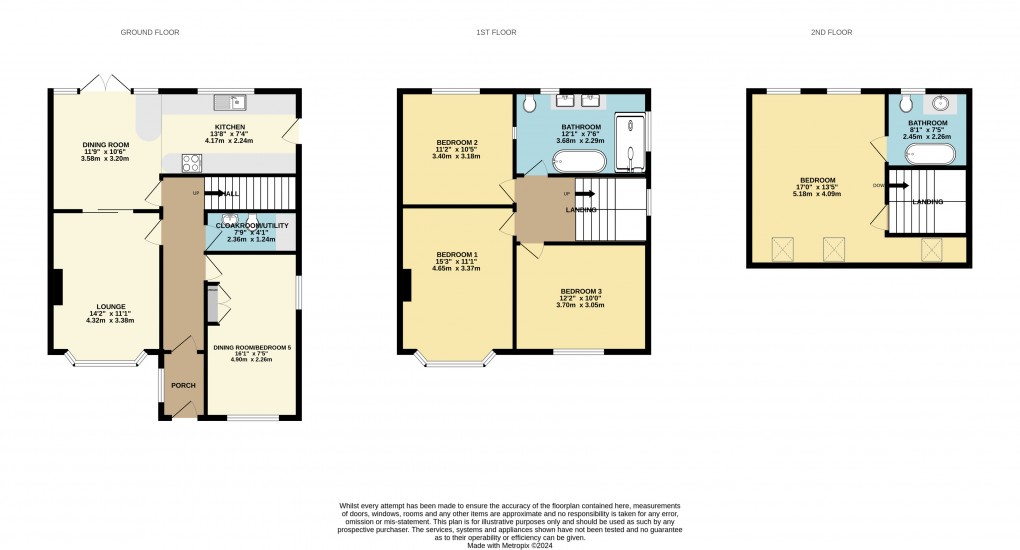 Floorplan for Luton, Bedfordshire