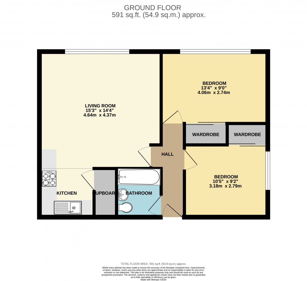 Floorplan for Luton, Bedfordshire