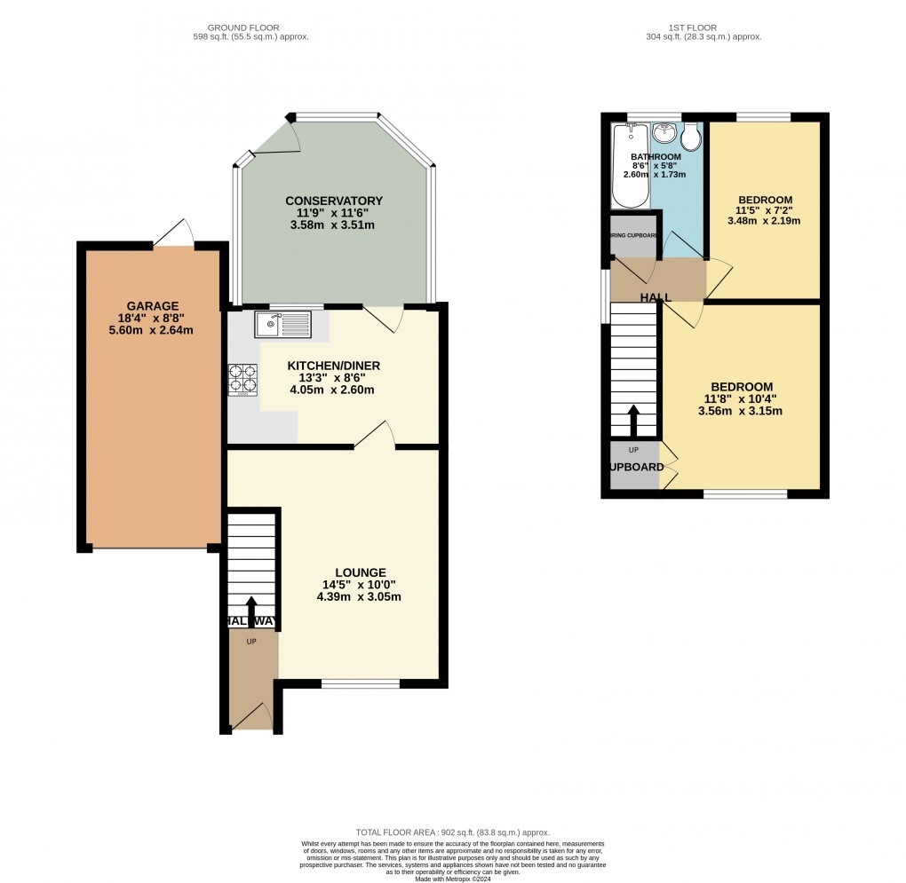 Floorplan for Luton, Bedfordshire