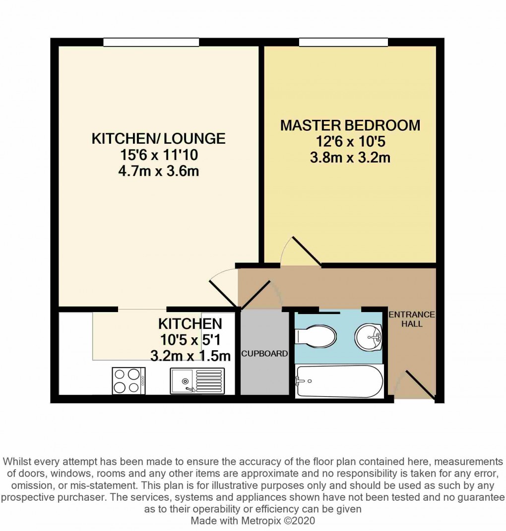 Floorplan for Luton, Bedfordshire