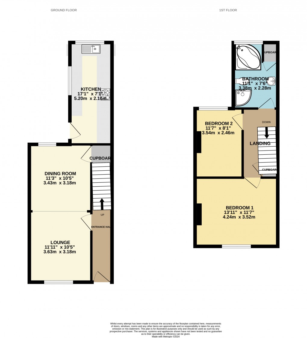 Floorplan for Luton, Bedfordshire