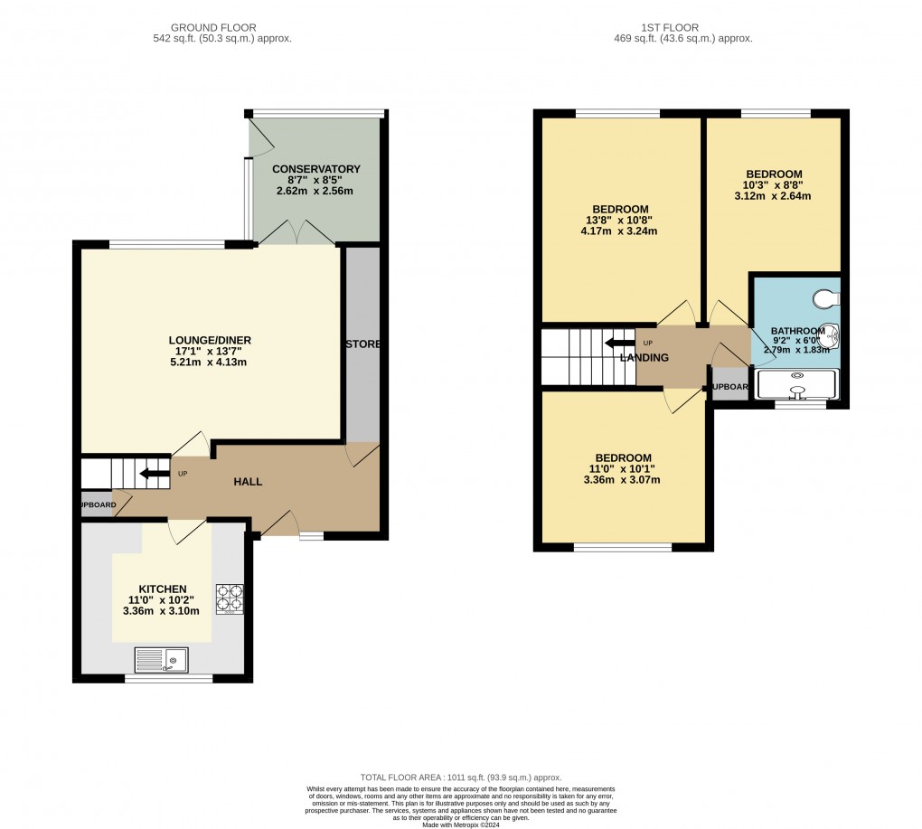 Floorplan for Luton, Bedfordshire