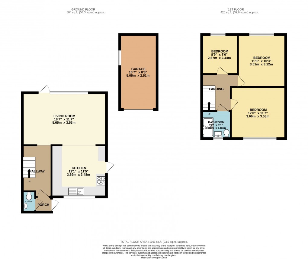 Floorplan for Luton