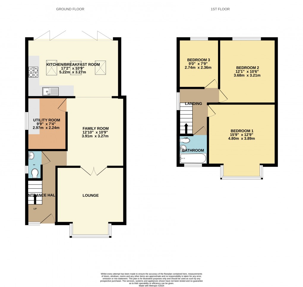 Floorplan for Luton, Bedfordshire