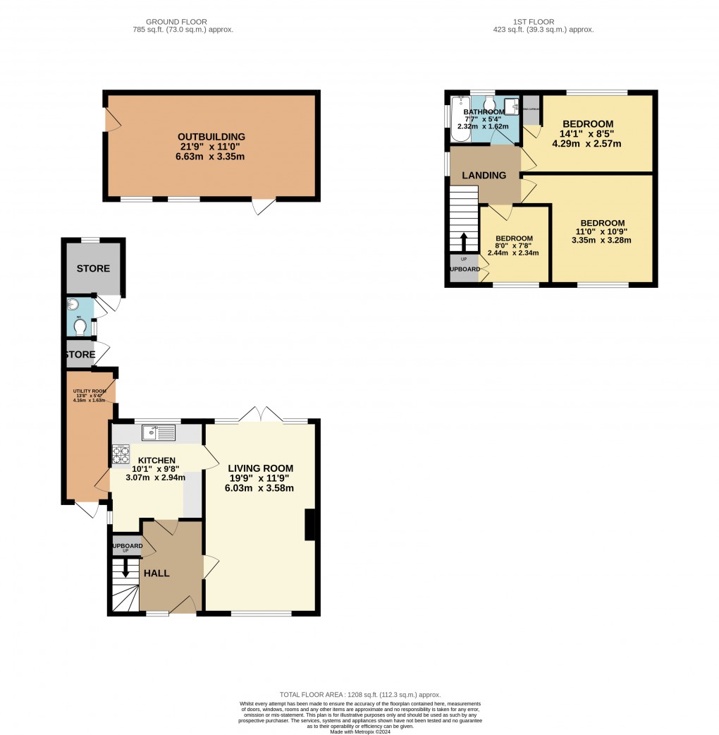 Floorplan for Luton, Bedfordshire