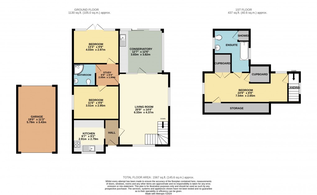 Floorplan for Luton, Bedfordshire