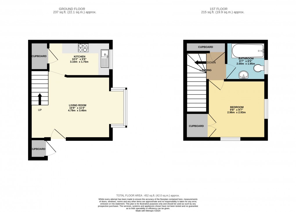 Floorplan for Luton, Bedfordshire