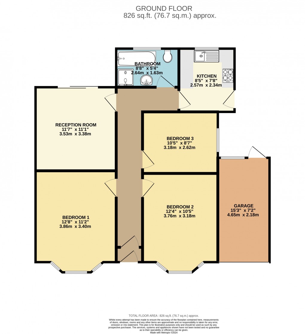 Floorplan for Luton, Bedfordshire