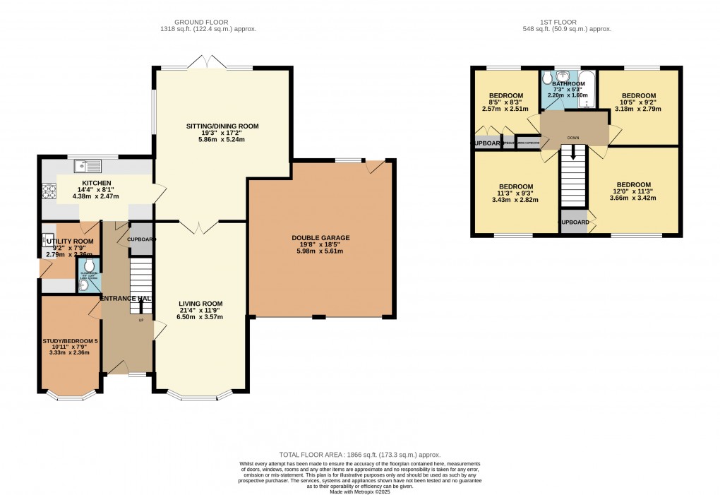 Floorplan for Luton, Bedfordshire