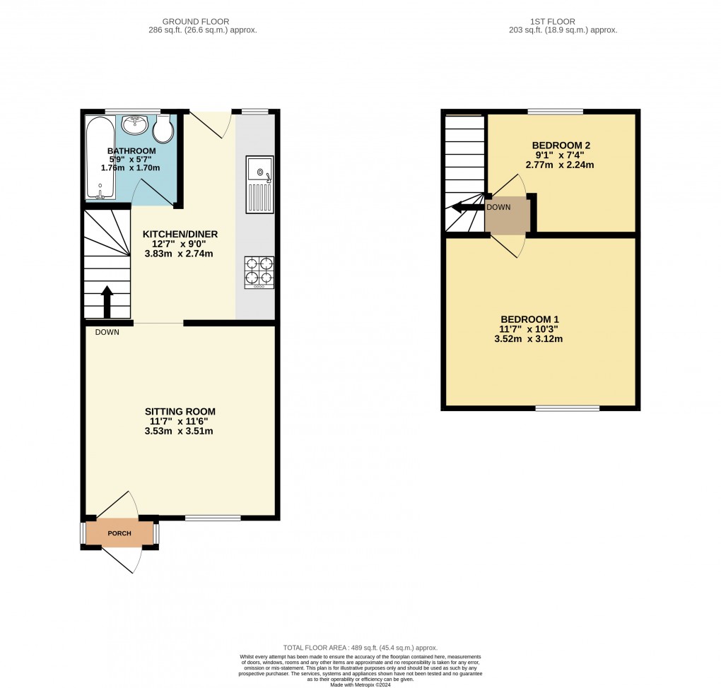 Floorplan for Breachwood Green, Hitchin, Hertfordshire