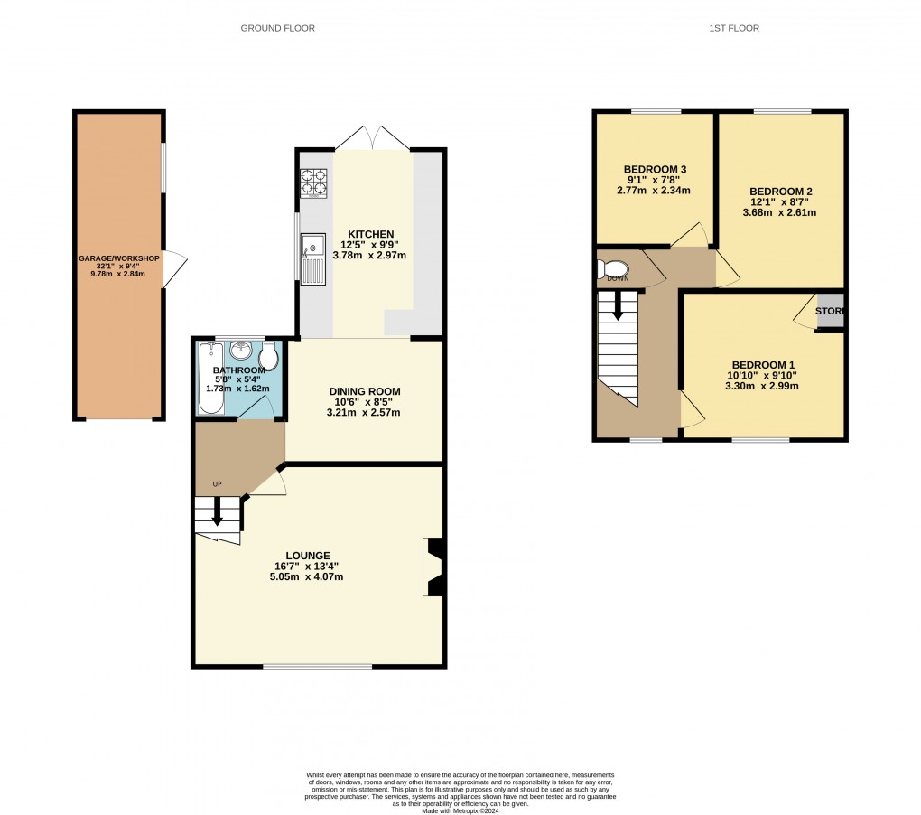 Floorplan for Luton, Bedfordshire