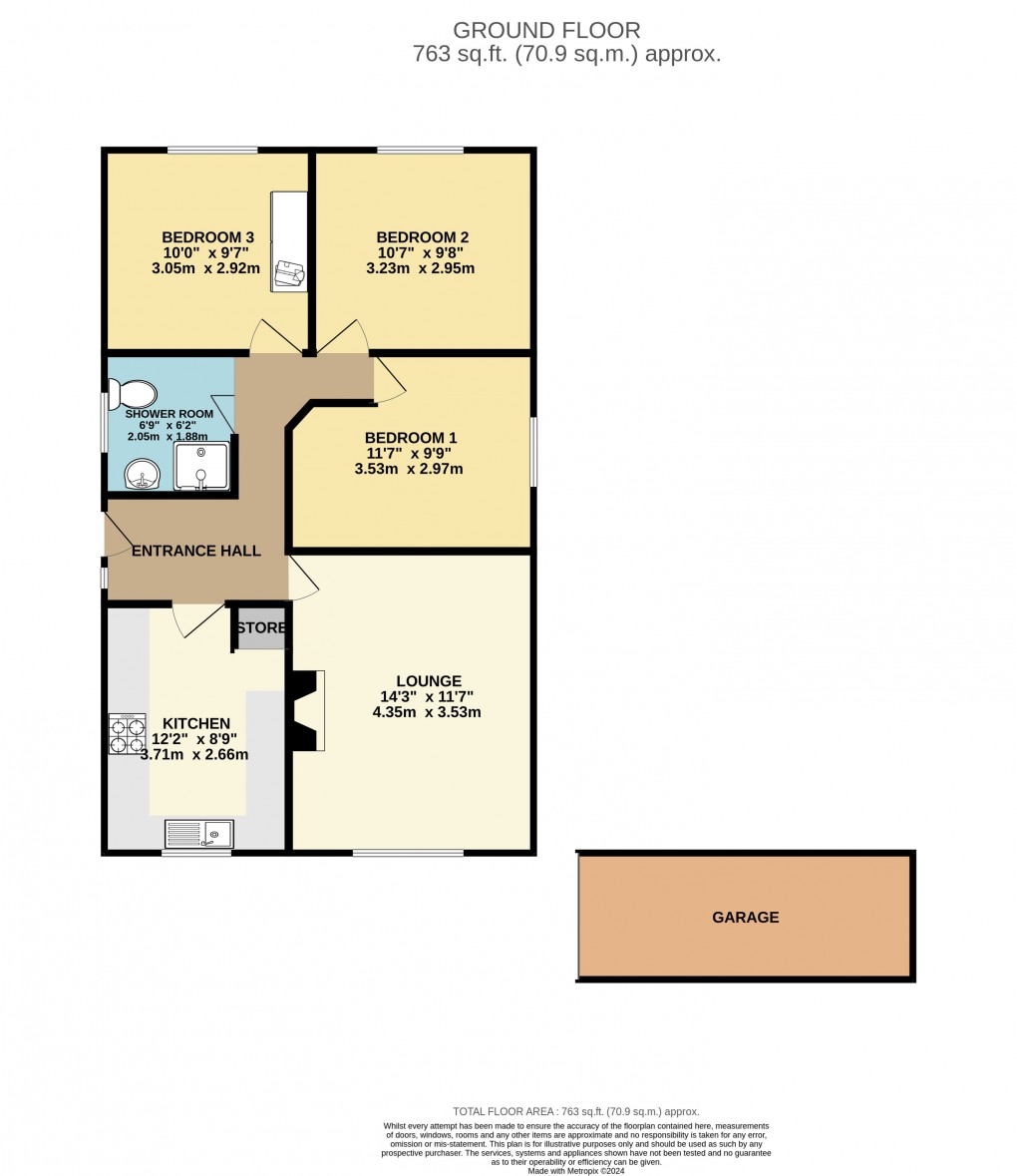 Floorplan for Luton, Bedfordshire