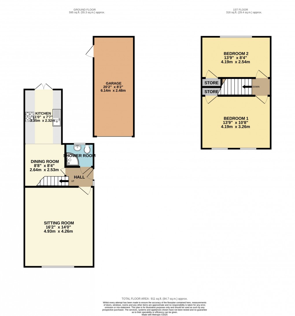 Floorplan for Luton, Bedfordshire