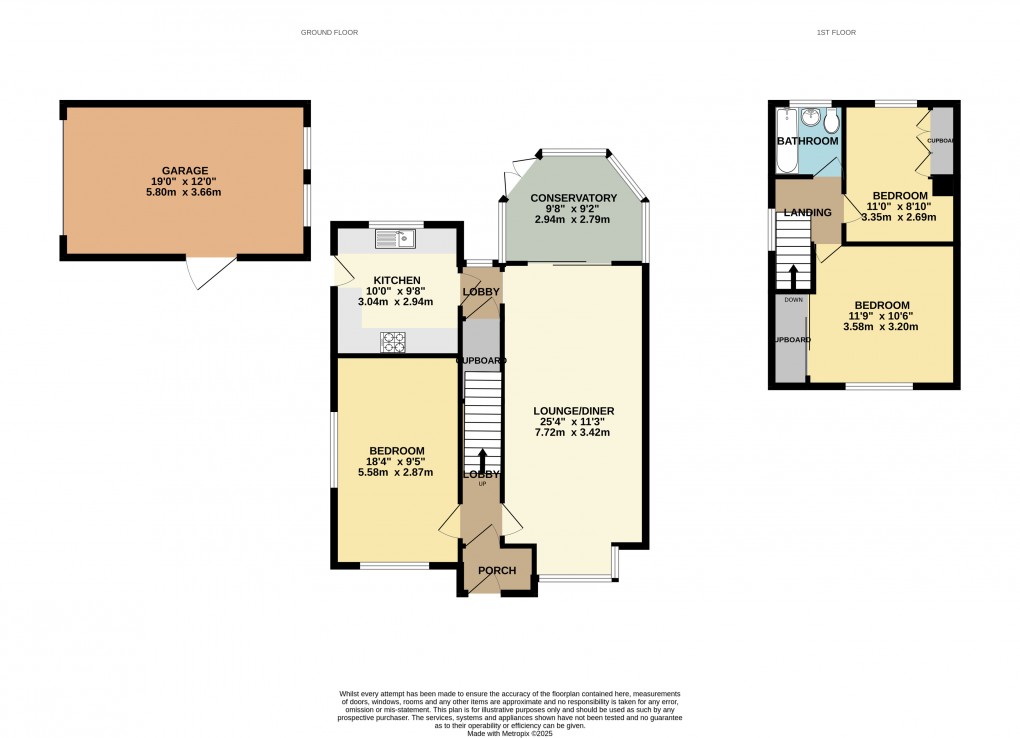 Floorplan for Luton, Bedfordshire