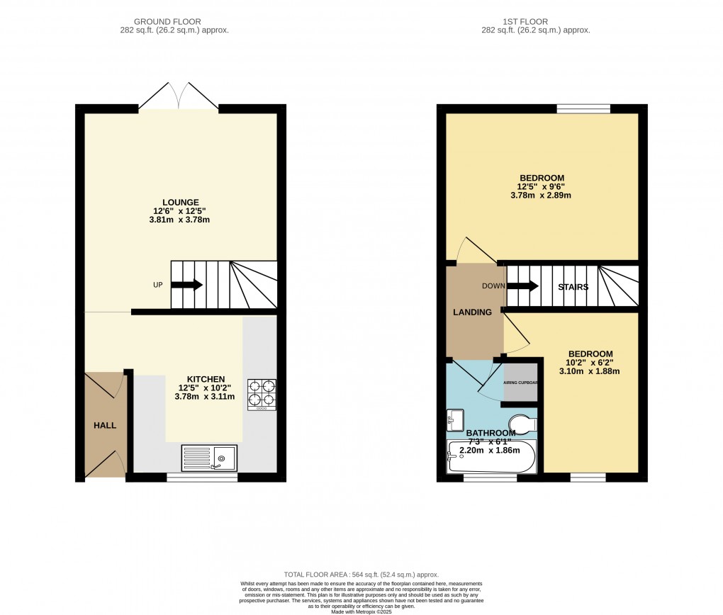 Floorplan for Luton, Bedfordshire