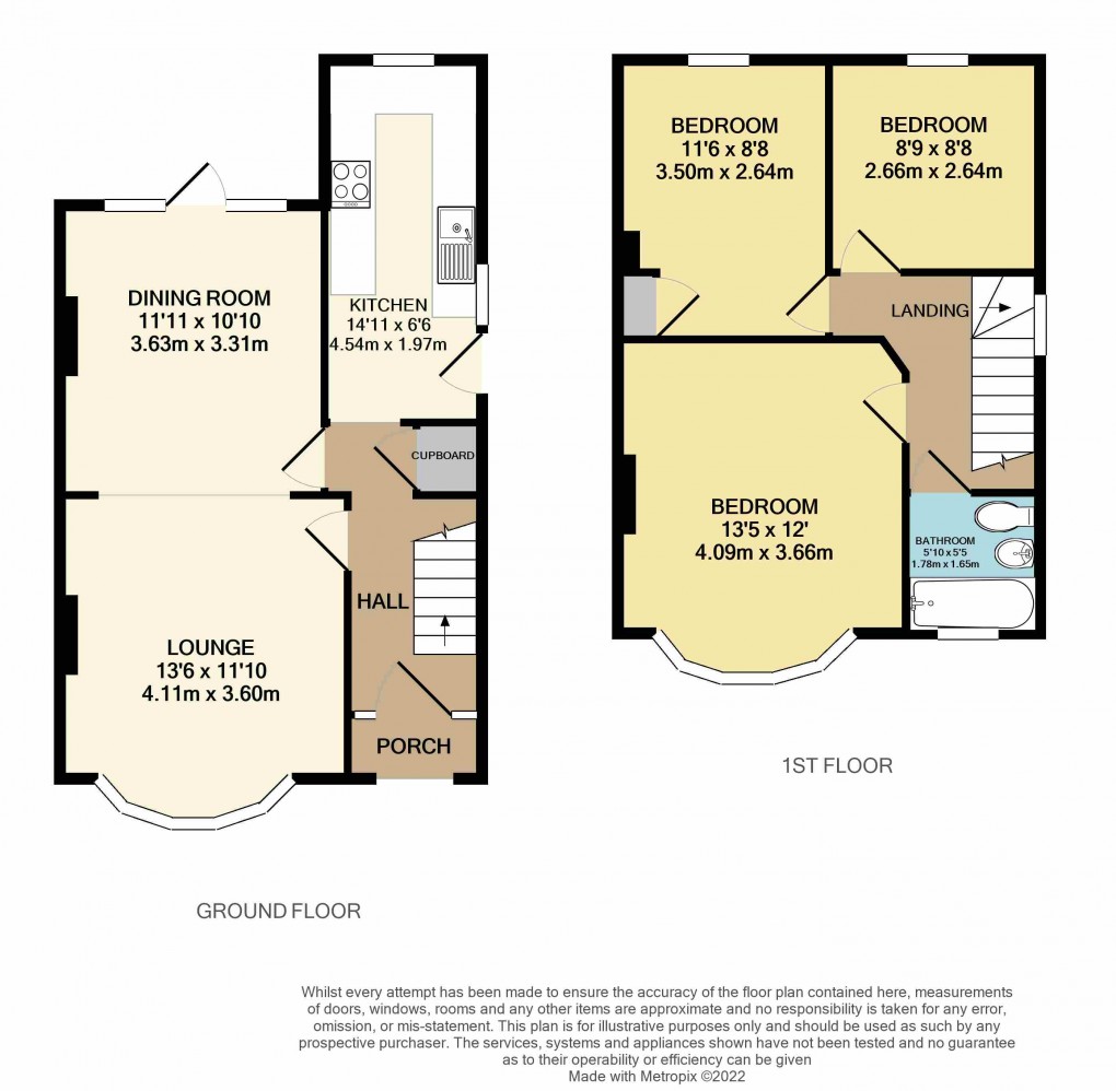 Floorplan for Luton, Bedfordshire