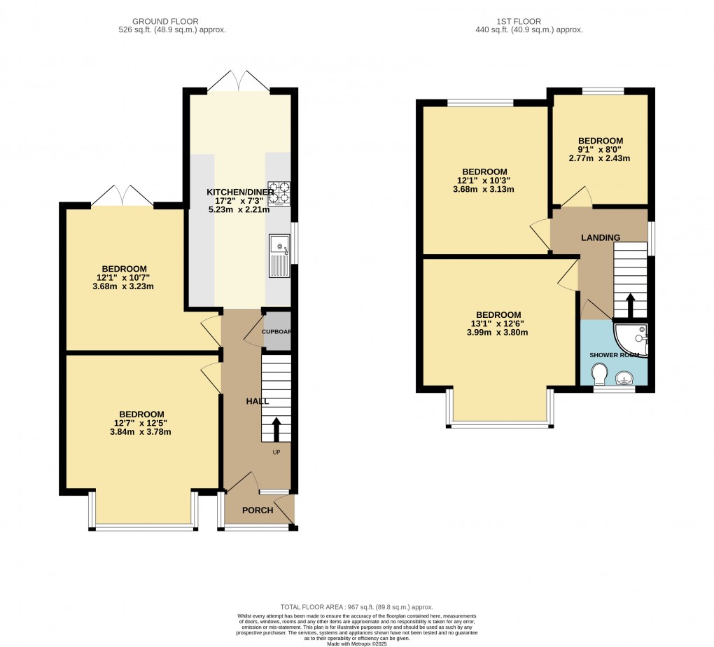 Floorplan for Luton, Bedfordshire