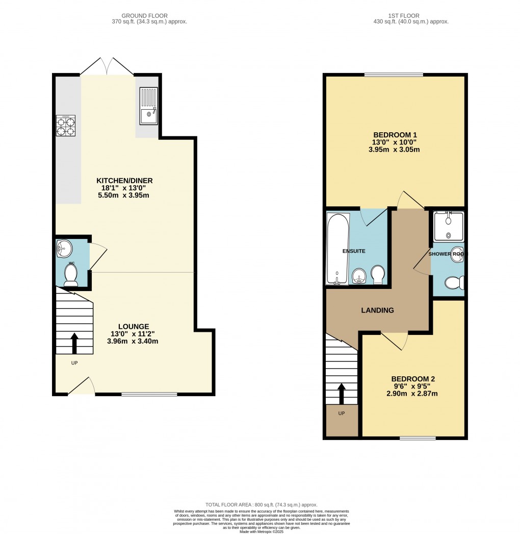 Floorplan for Luton, Bedfordshire