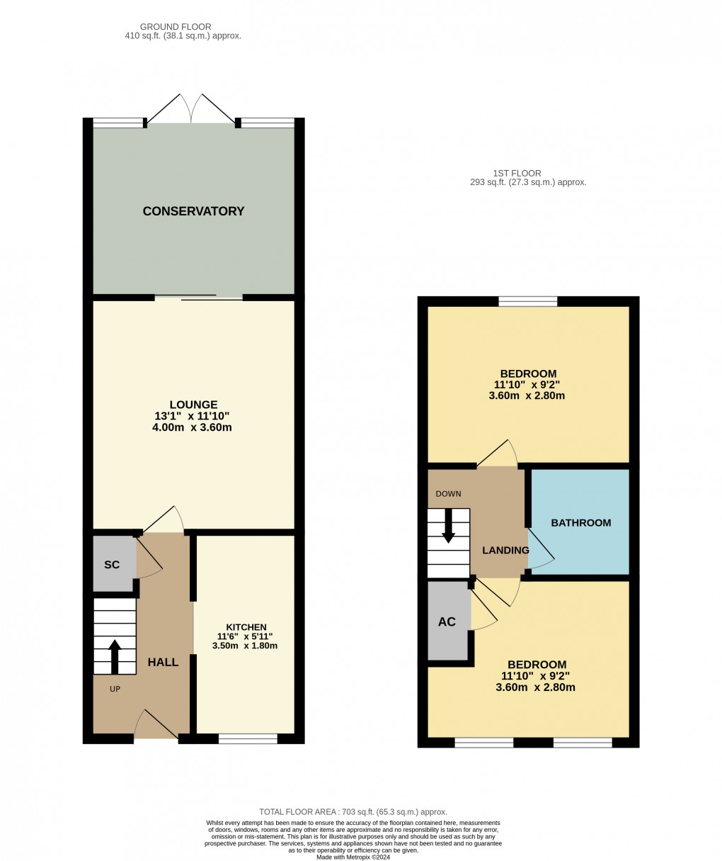 Floorplan for Toddington, Bedfordshire