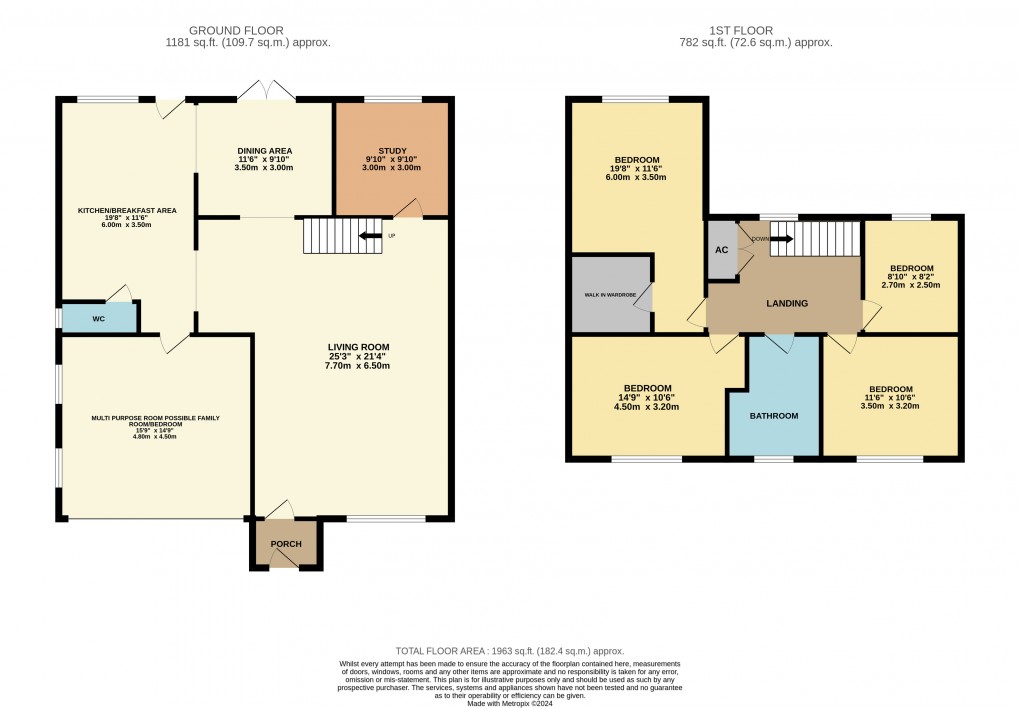 Floorplan for Silsoe, Bedfordshire