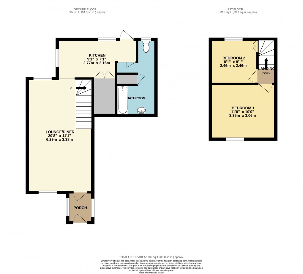 Floorplan for Toddington, Bedfordshire