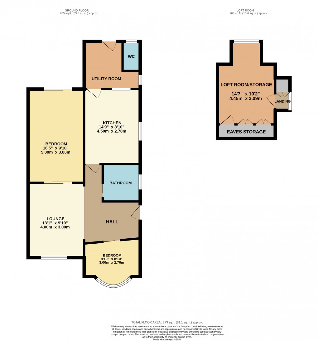 Floorplan for Toddington, Bedfordshire