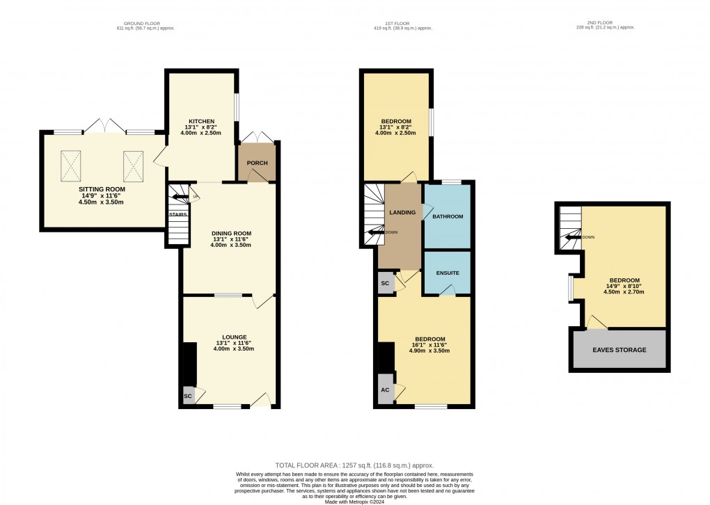 Floorplan for Toddington, Bedfordshire