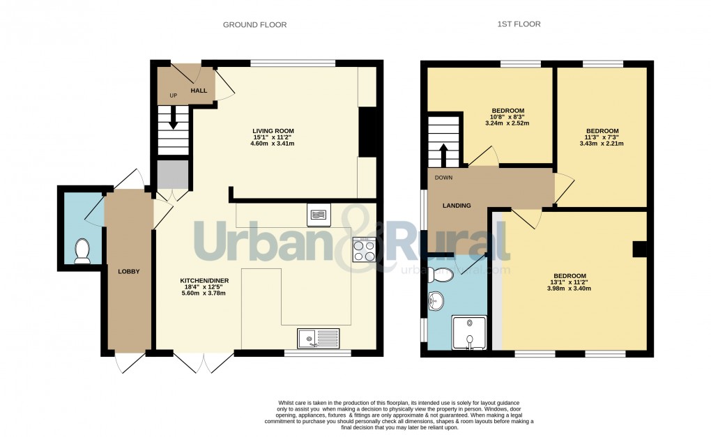 Floorplan for Ampthill, Bedfordshire