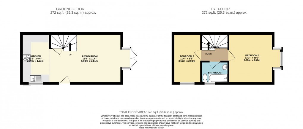 Floorplan for Ampthill, Bedfordshire