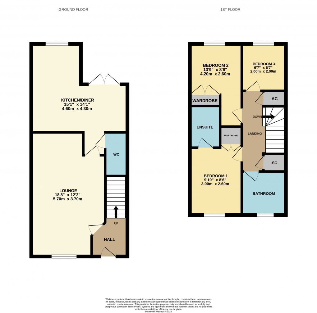 Floorplan for Silsoe, Bedfordshire