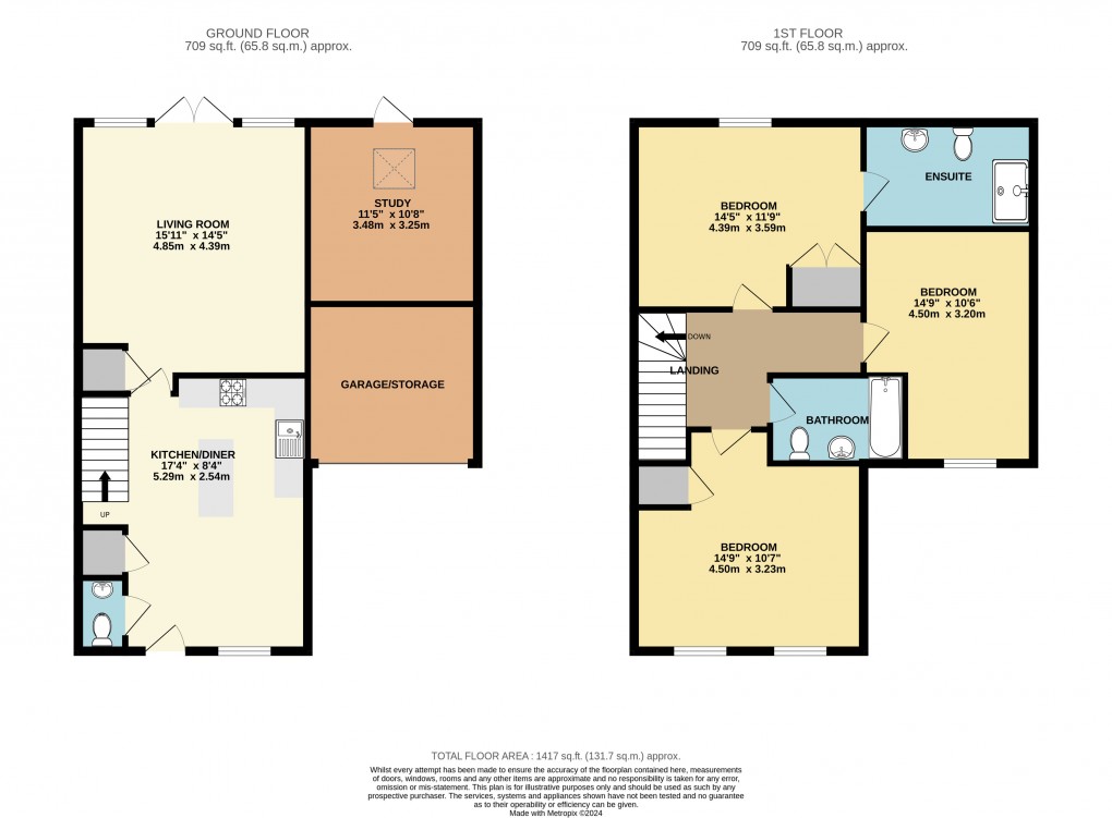 Floorplan for Silsoe, Bedfordshire