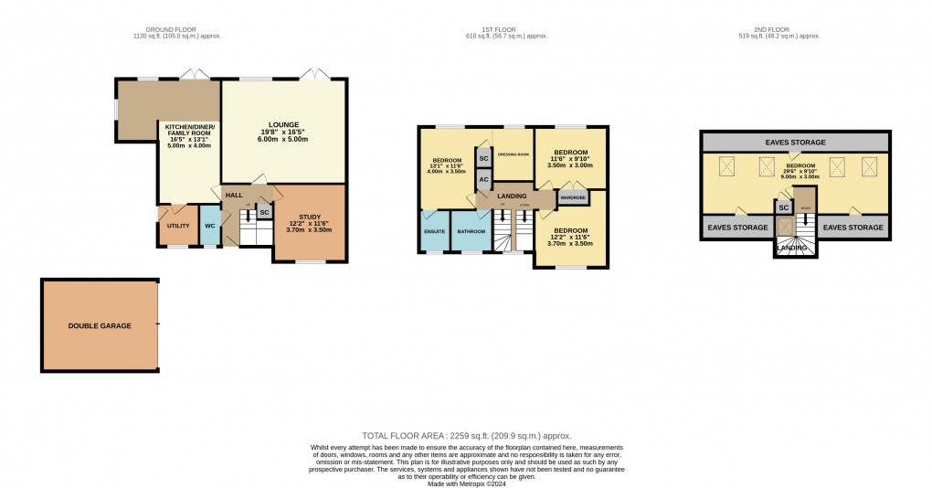 Floorplan for Marlborough Place, Toddington, Bedfordshire